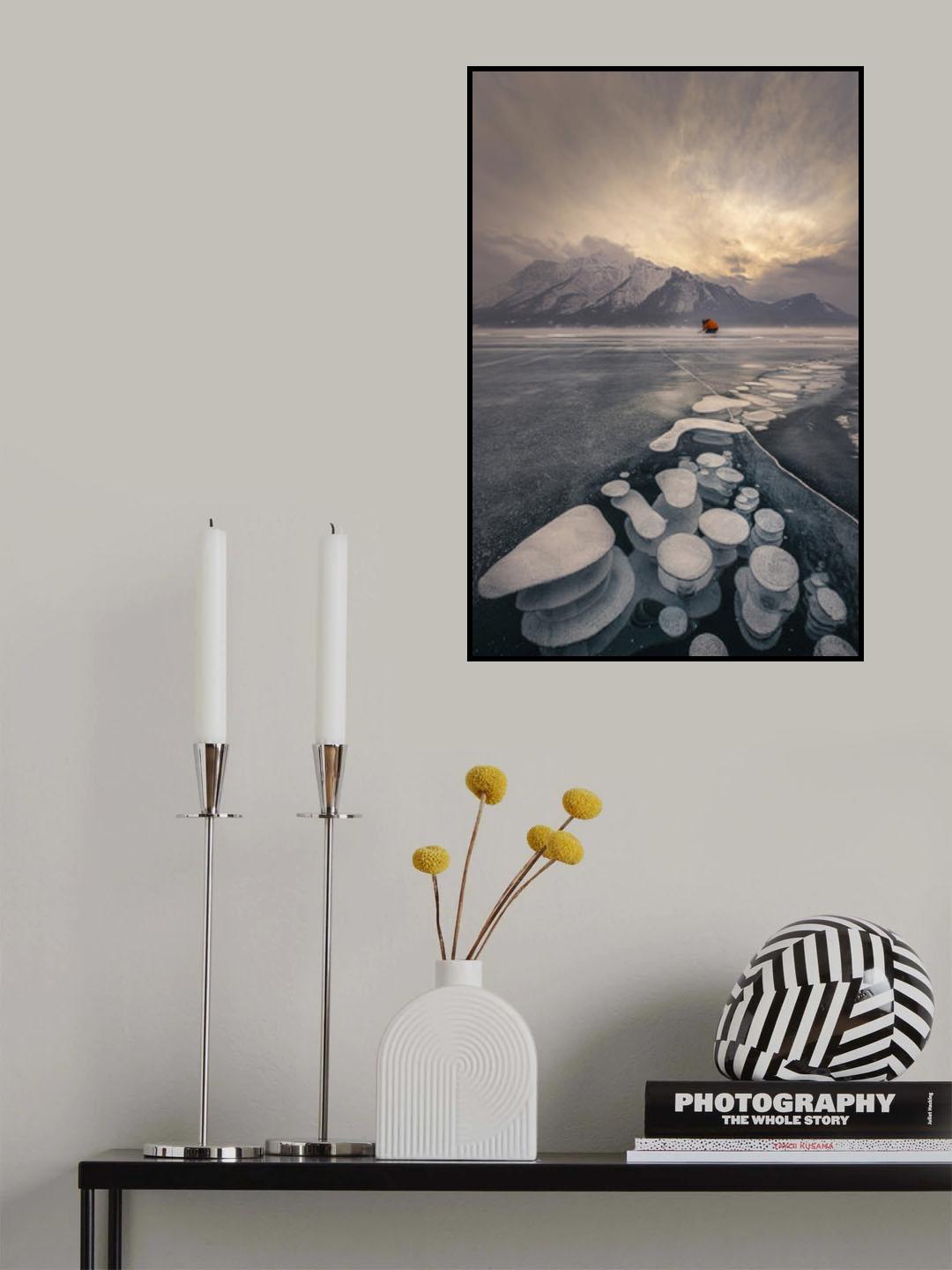 Can't Take Enough Shots of These Ice Bubbles Poster och Canvastavla