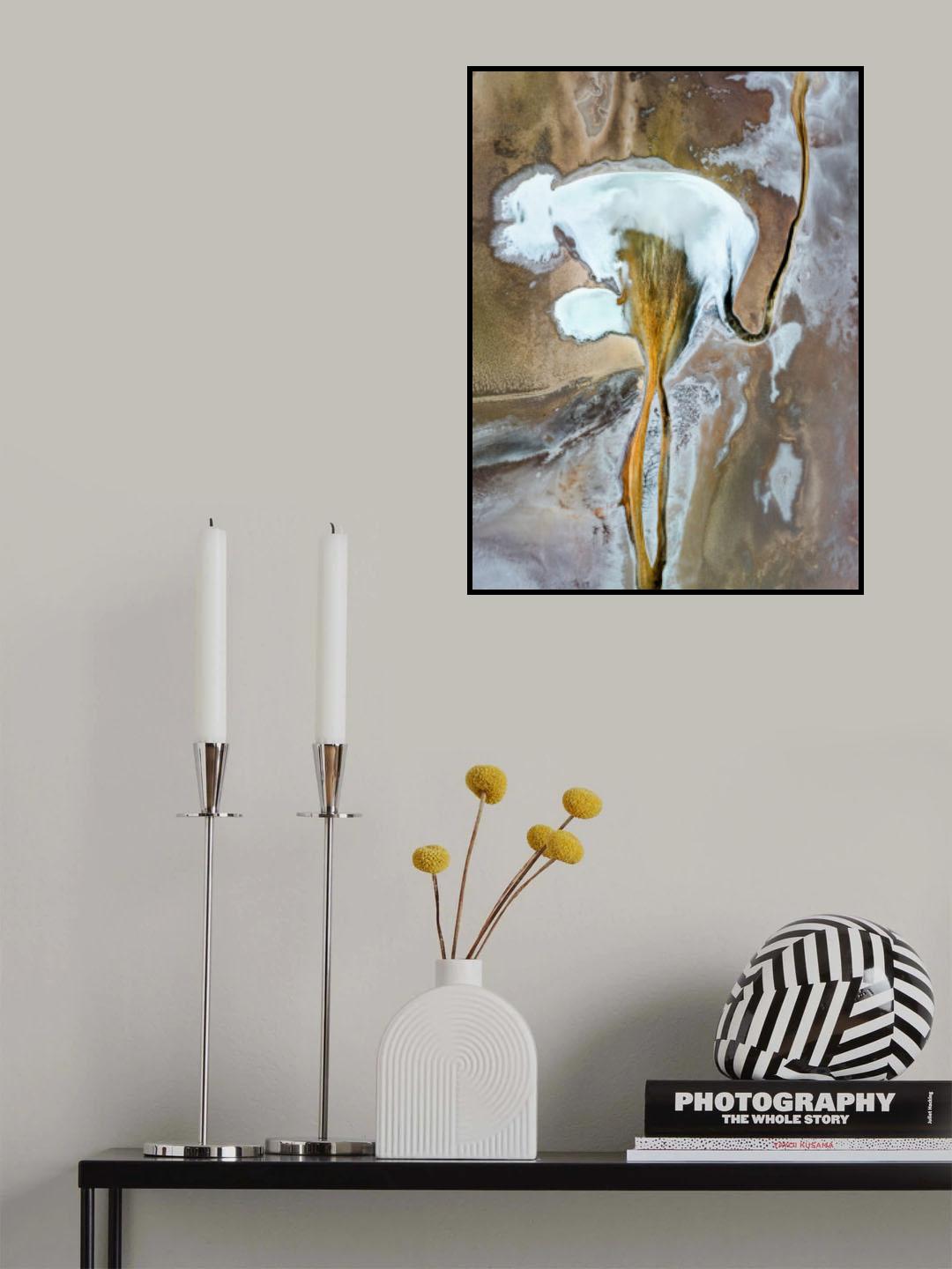 Veins of salt flat II Poster och Canvastavla