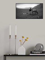 Shepherd with donkey Poster och Canvastavla