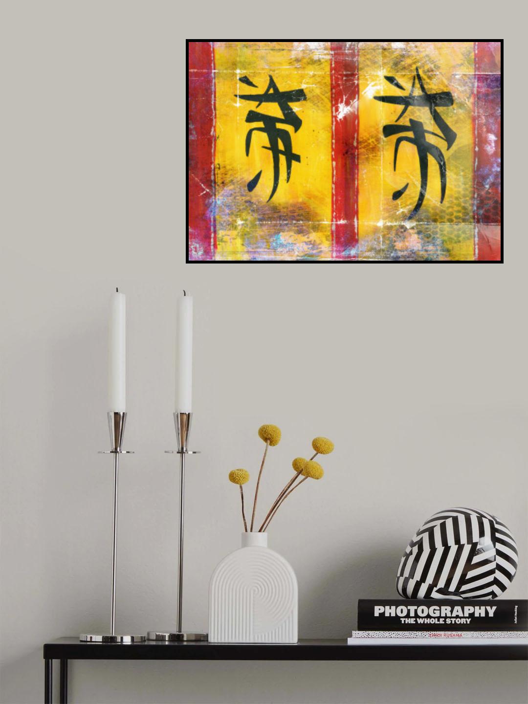 Chineese signs Poster och Canvastavla