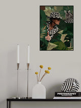 Vogel Zebra Kazayagi Poster och Canvastavla