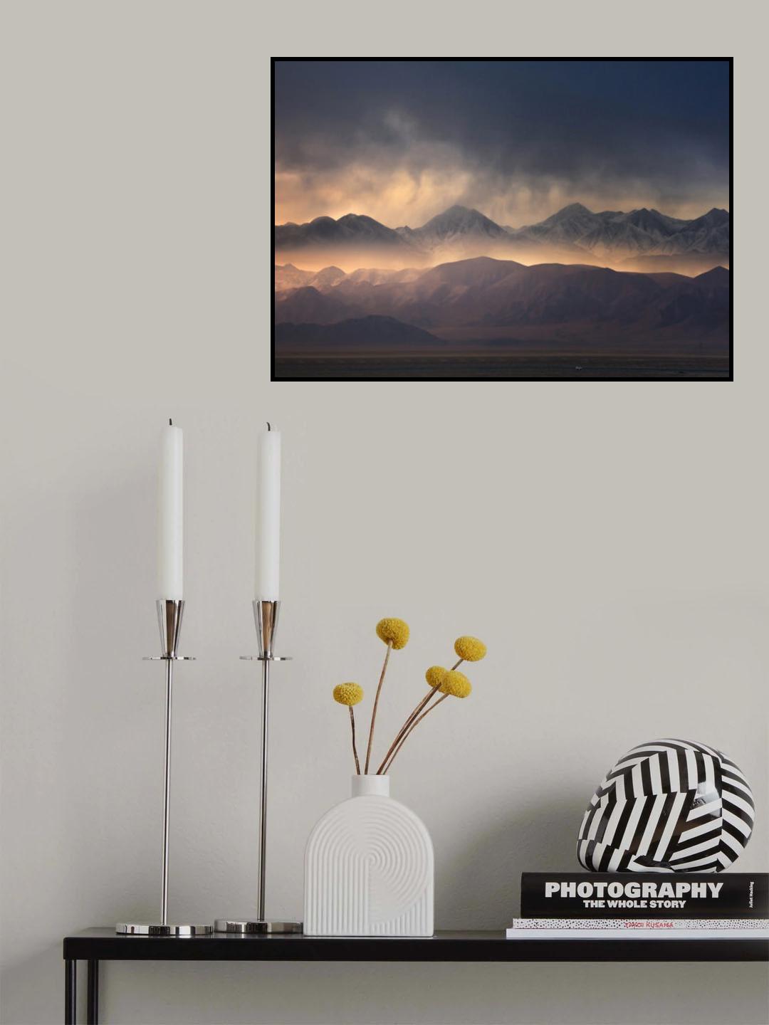 Mountainscape Poster och Canvastavla