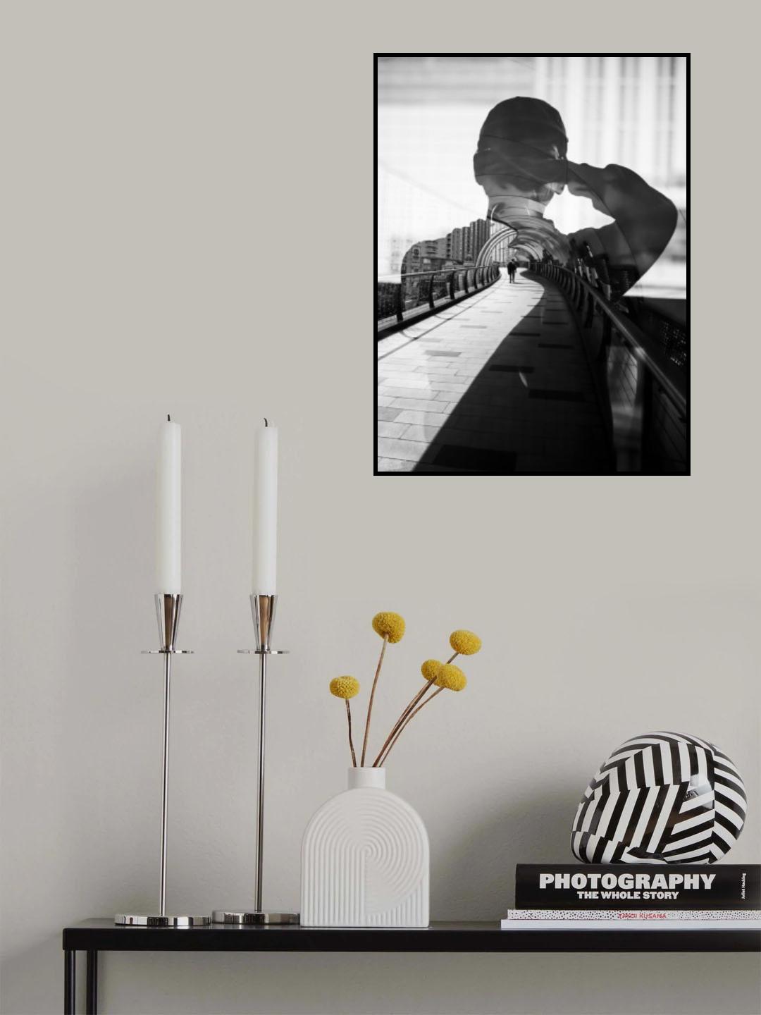 Reflection of Pandemic Life Poster och Canvastavla