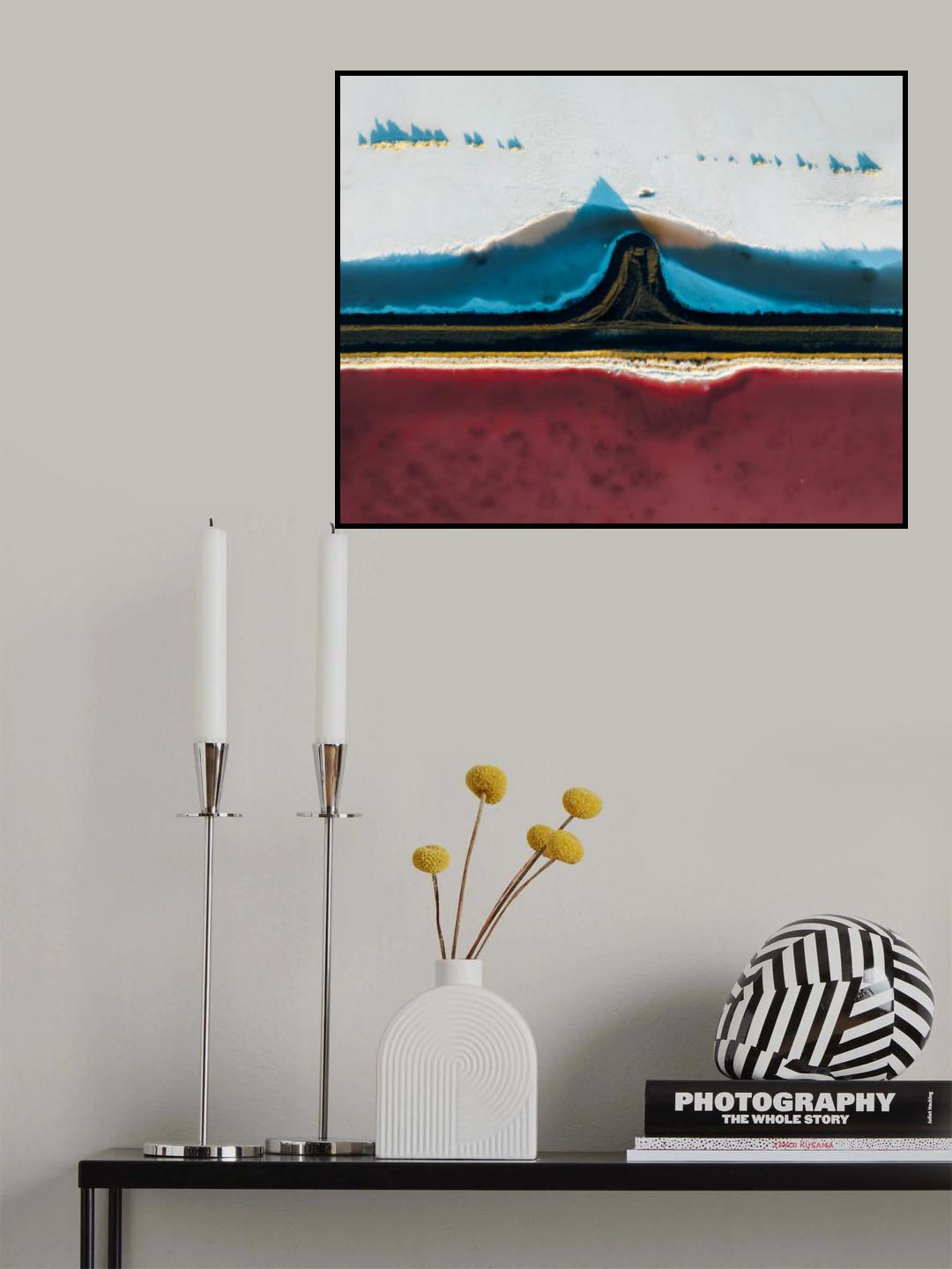 Salt pondscape Poster och Canvastavla