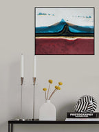 Salt pondscape Poster och Canvastavla
