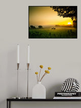 Romantik in der Morgenstunde. Poster och Canvastavla