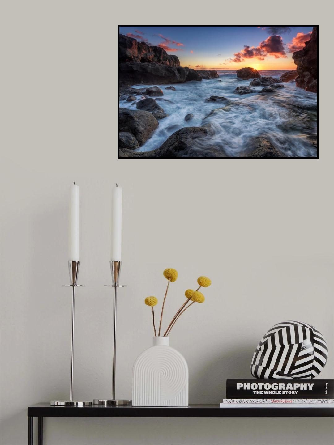 Sunstars Rocks Poster och Canvastavla