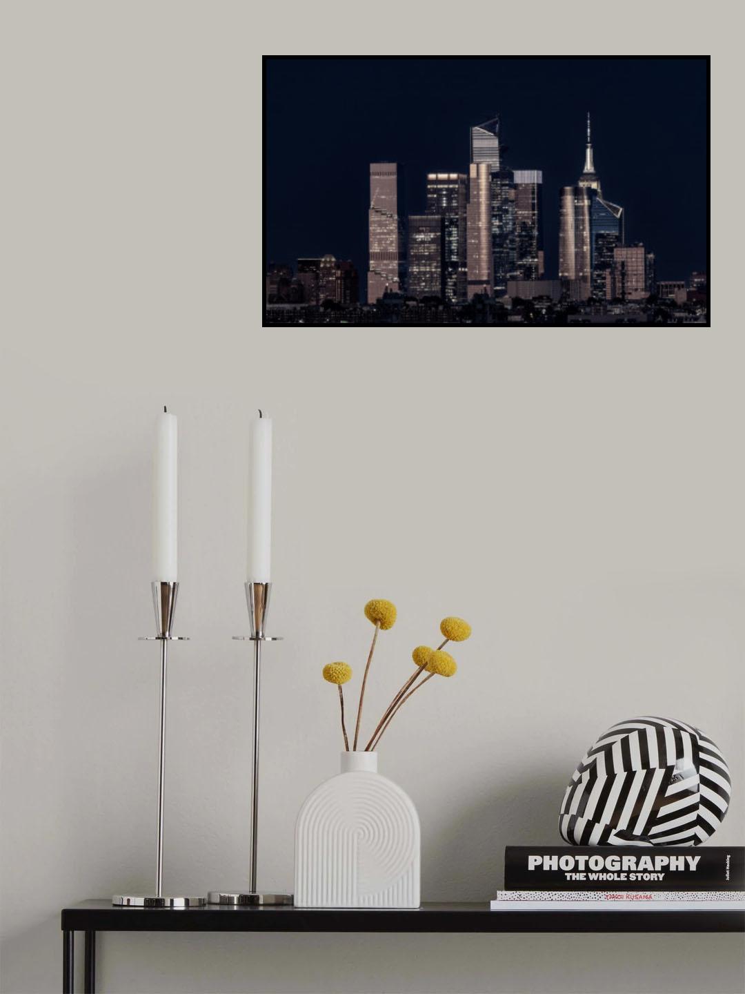 Midtonwn Skyline Poster och Canvastavla