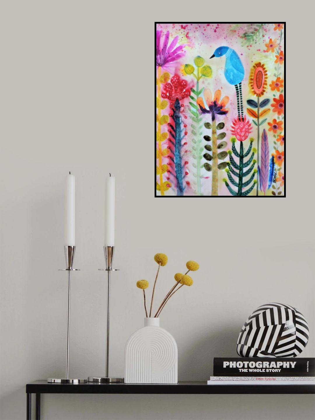 Joie Au Jardin Poster och Canvastavla