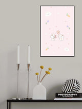 Kawaii Bunny Poster och Canvastavla