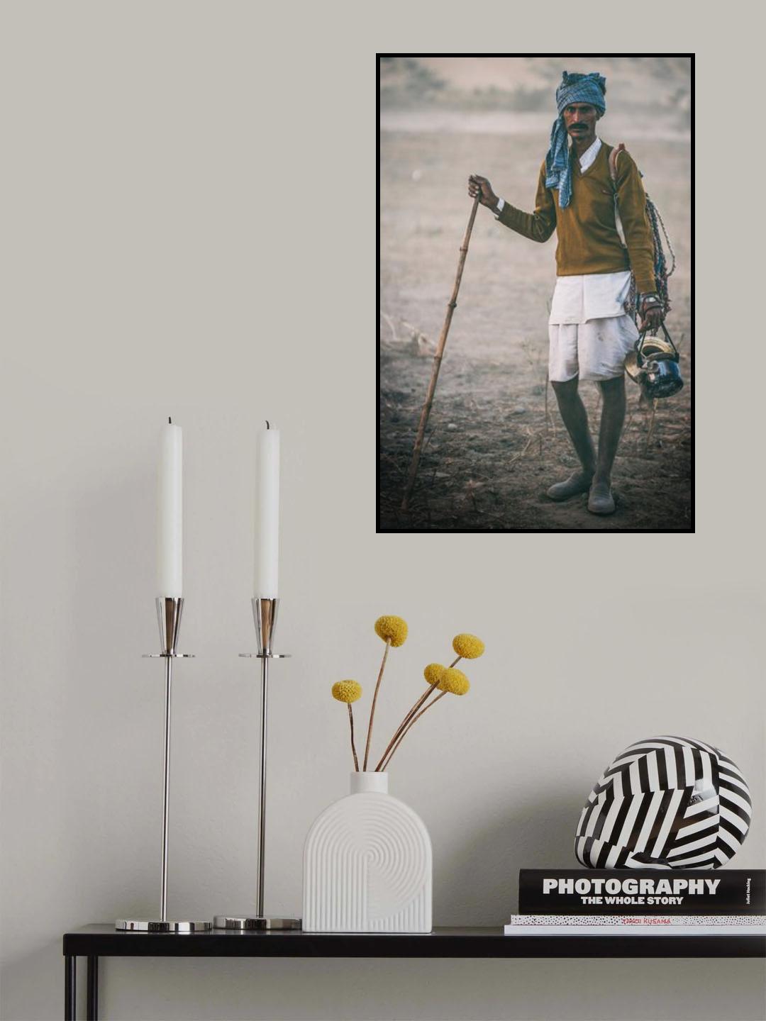 tea against cold morning Poster och Canvastavla