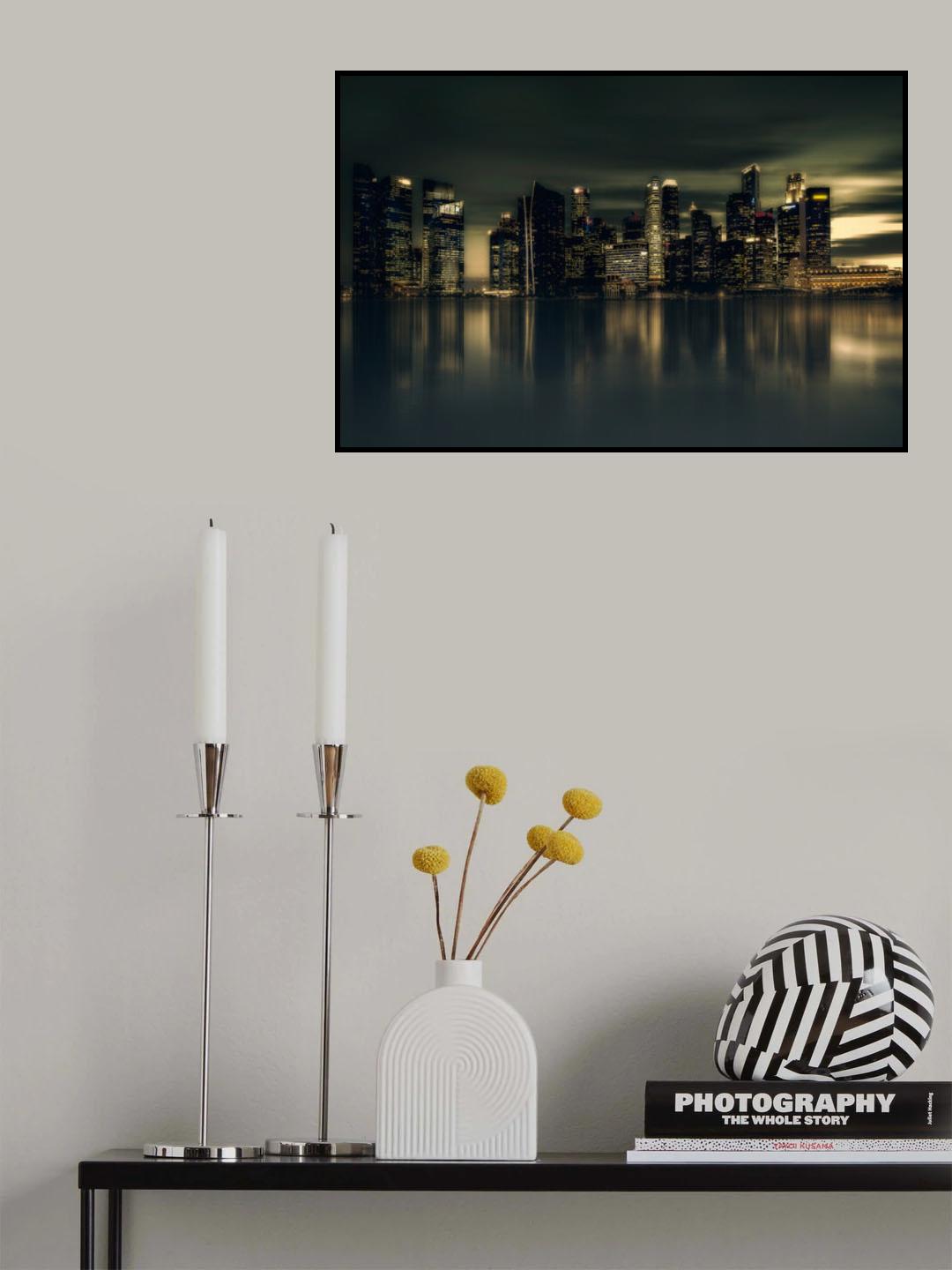 the town Poster och Canvastavla