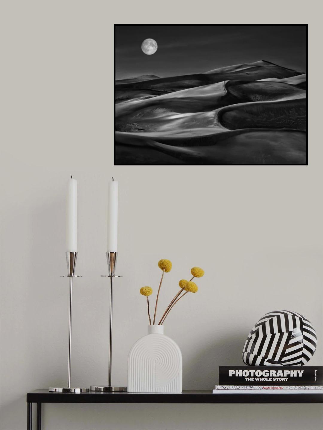 The night walked down the sky ... Poster och Canvastavla
