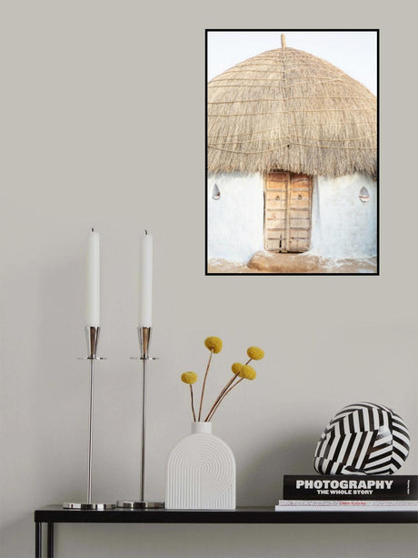 Desert Hut Poster och Canvastavla