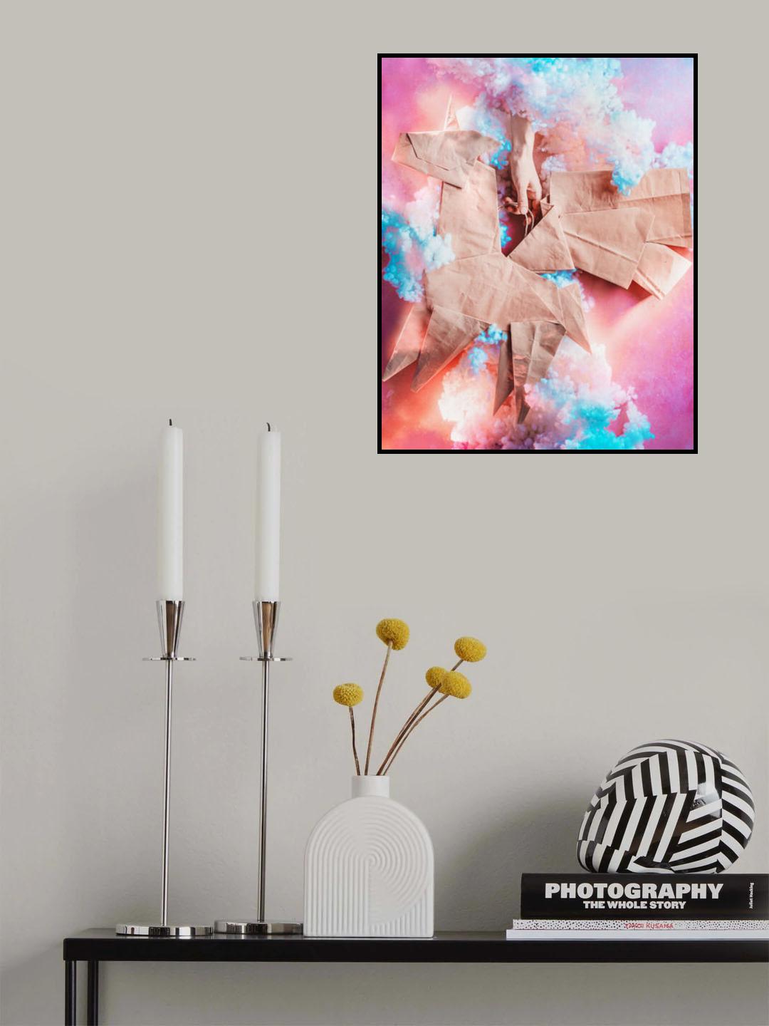 Unicorn Bag Poster och Canvastavla