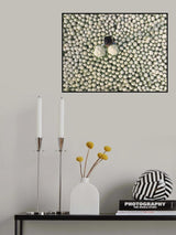 Hiding Behind The Flowers Poster och Canvastavla