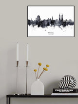 Kassel Germany Skyline Poster och Canvastavla