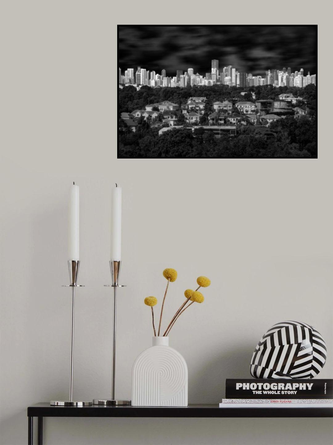 Singapore City and Housing Poster och Canvastavla
