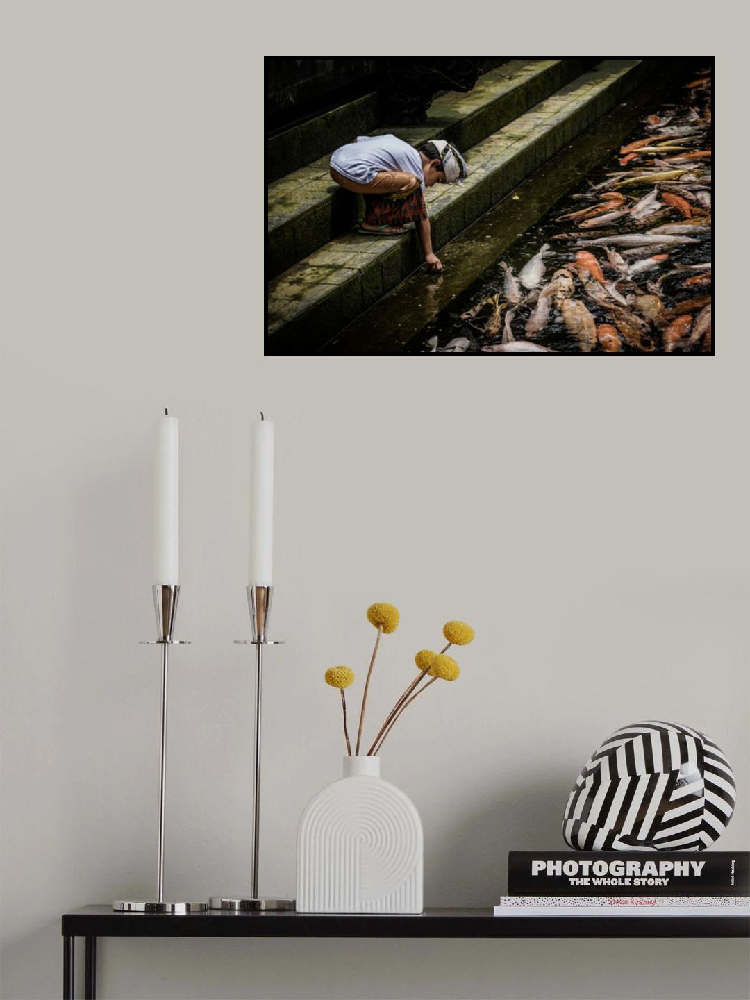 The 'Little Fisherman' Poster och Canvastavla