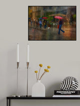 little white dog Poster och Canvastavla