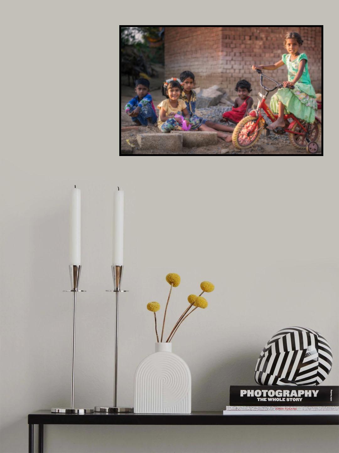 Tamil Children Poster och Canvastavla
