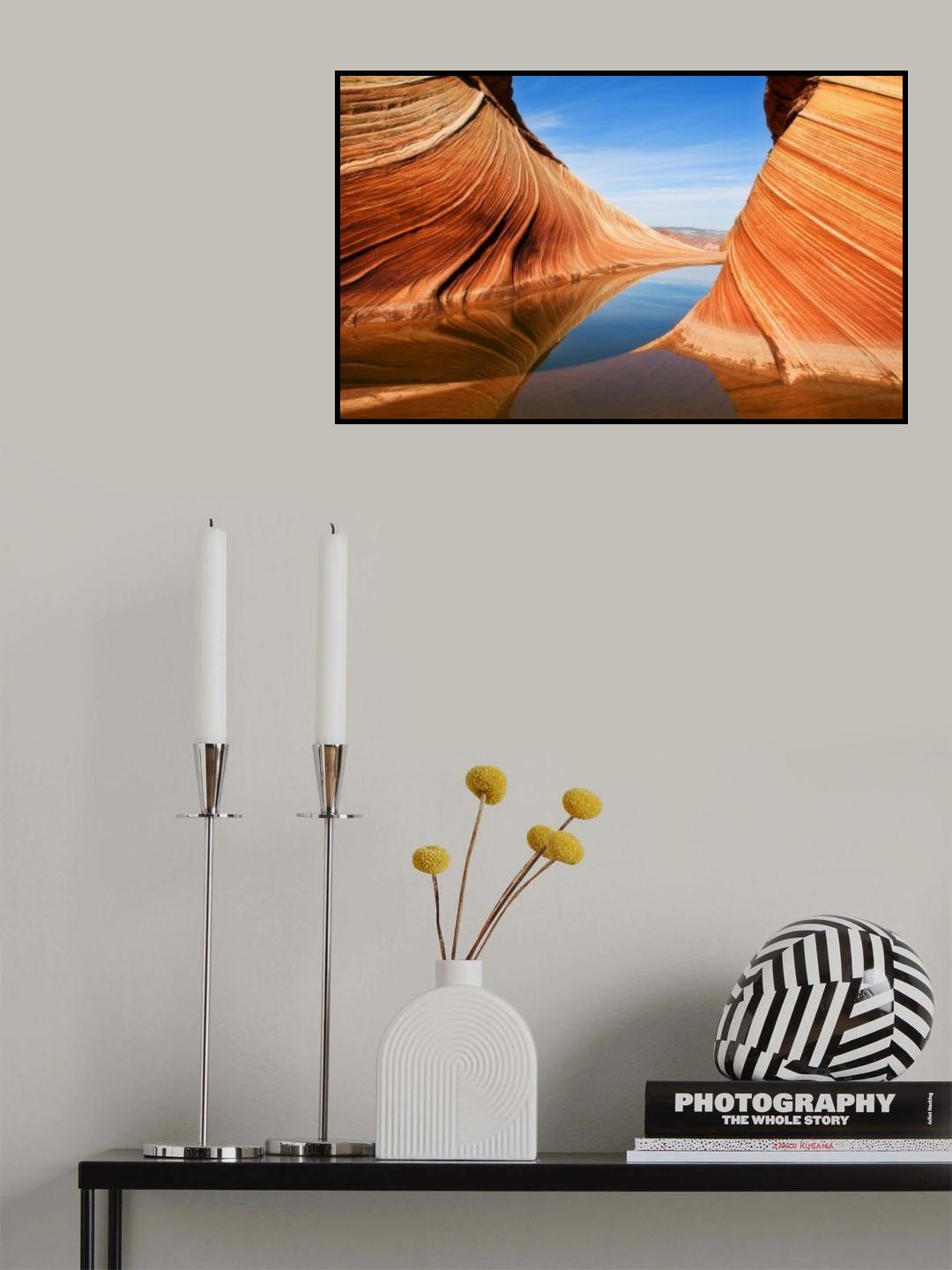 Follow the Flow Poster och Canvastavla