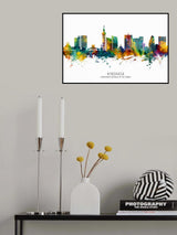 Kinshasa Democratic Republic of the Congo Skyline Poster och Canvastavla
