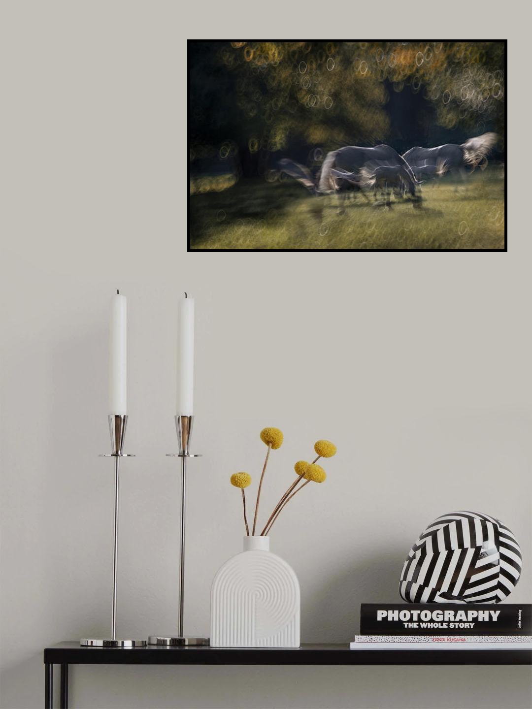 Light flow Poster och Canvastavla
