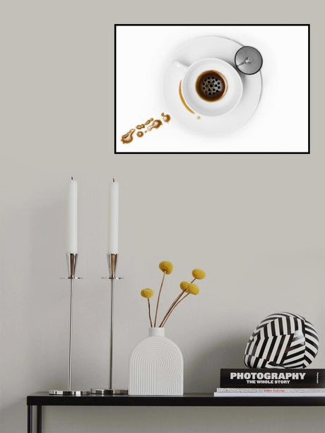 Coffee Drain Poster och Canvastavla