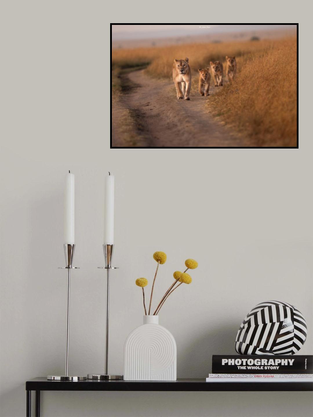 Mom and the Cubs Poster och Canvastavla