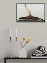 Sheep drinking water Poster och Canvastavla