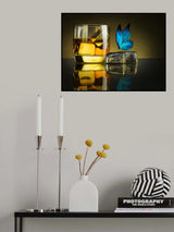 Butterfly Drink Poster och Canvastavla