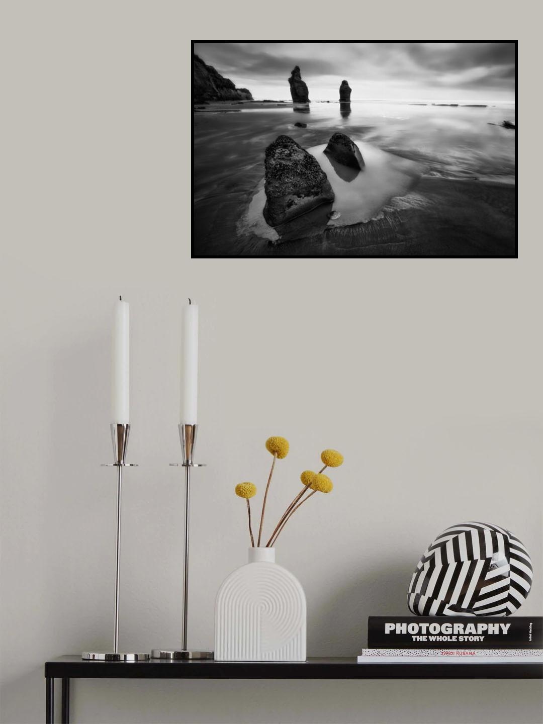 Three Sisters Beach Poster och Canvastavla
