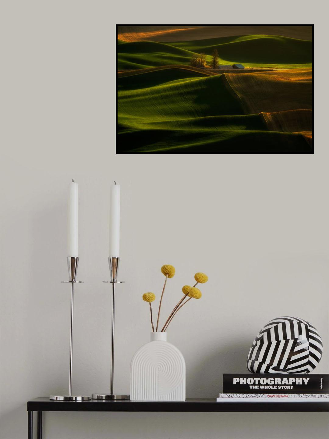 Sunset Light and Shadow Poster och Canvastavla