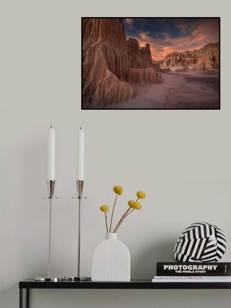 Bentonite Badlands IV Poster och Canvastavla