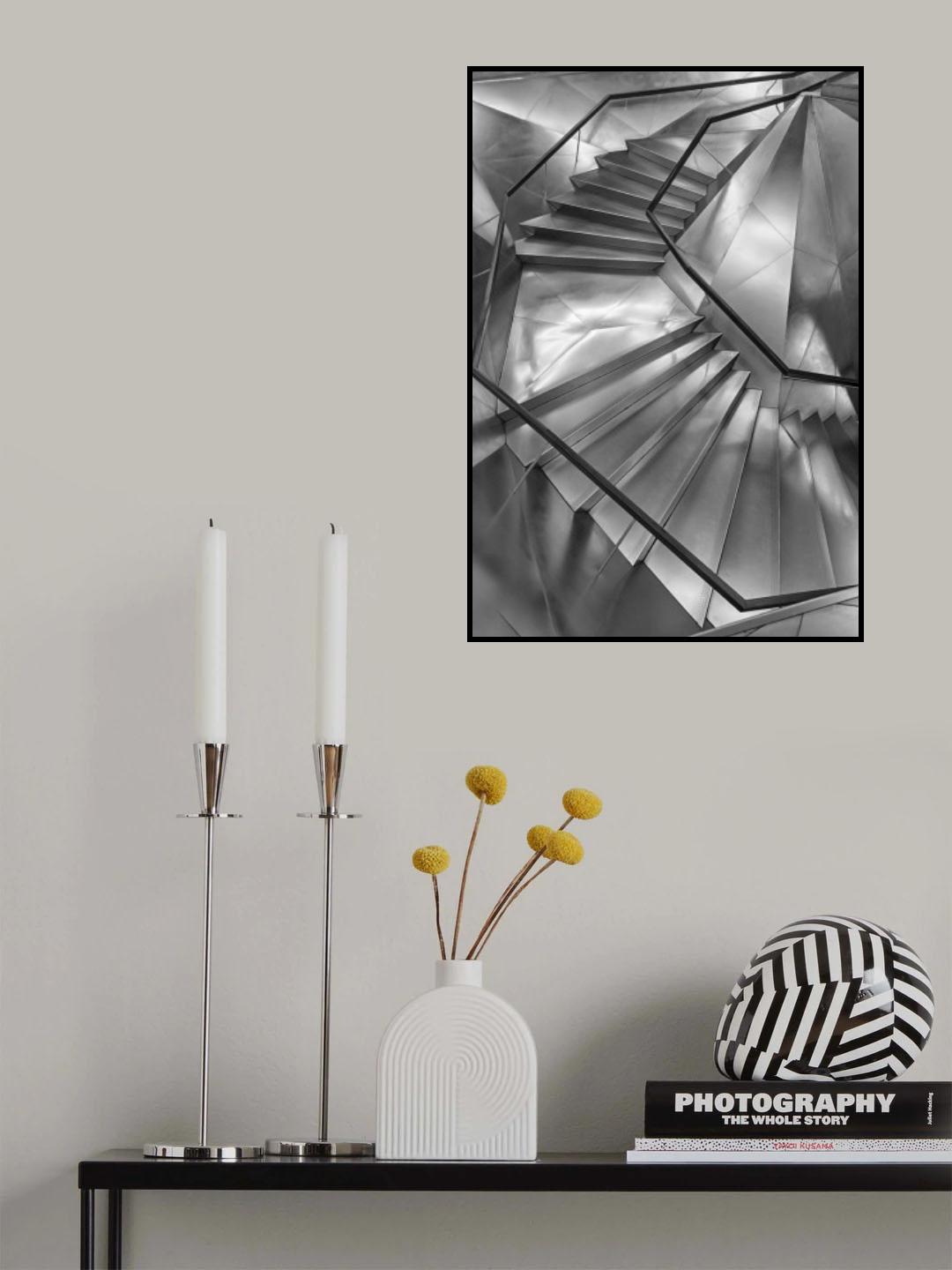 STAIRS.CAIXA FORUM Poster och Canvastavla