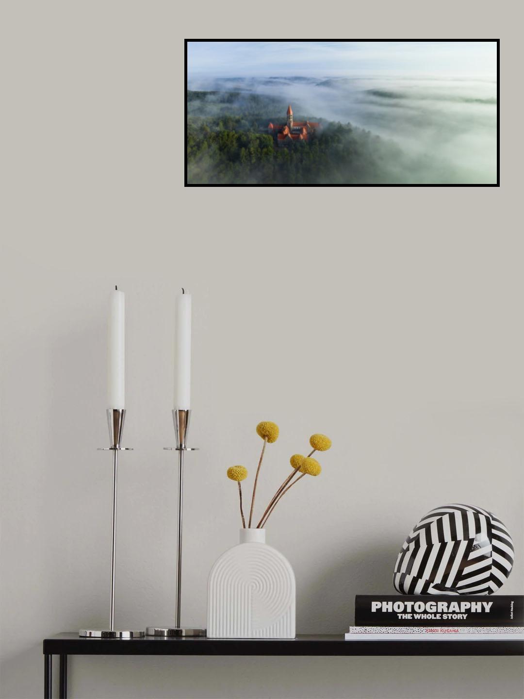 Abbaye Saint-Maurice de Clervaux Poster och Canvastavla