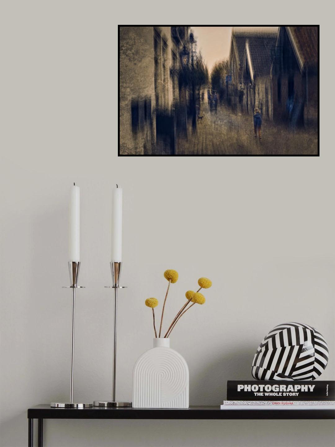 The kid and the cat Poster och Canvastavla