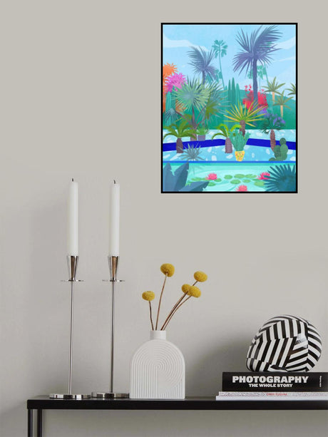 Moroccan Garden Poster och Canvastavla