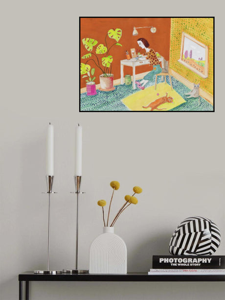 Life with Cats Poster och Canvastavla