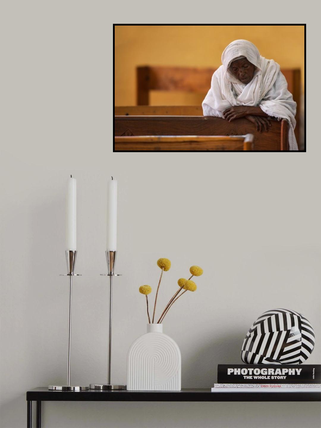 In prayer Poster och Canvastavla