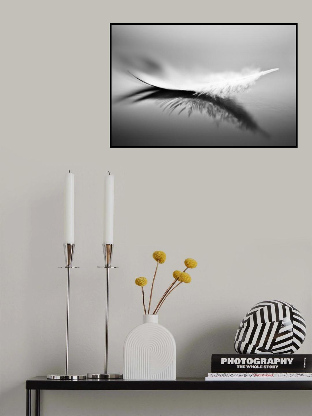 White Poster och Canvastavla