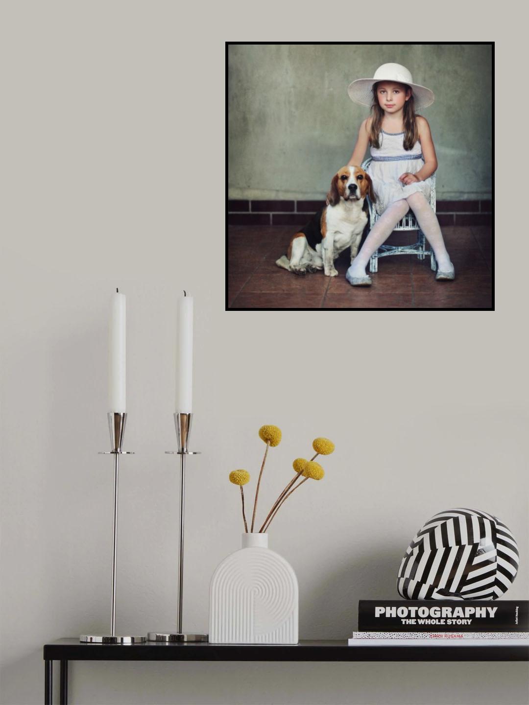 Portrait of two Poster och Canvastavla