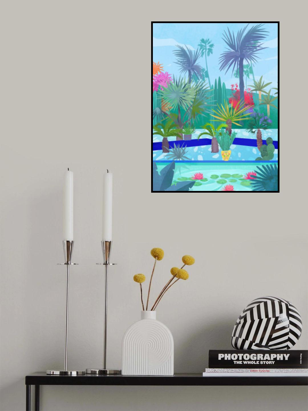 Moroccan Garden Poster och Canvastavla