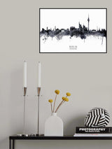 Berlin Germany Skyline Poster och Canvastavla