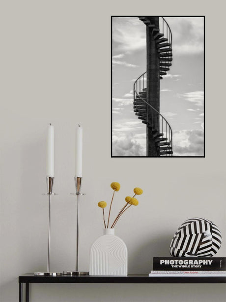 Stairs up Poster och Canvastavla