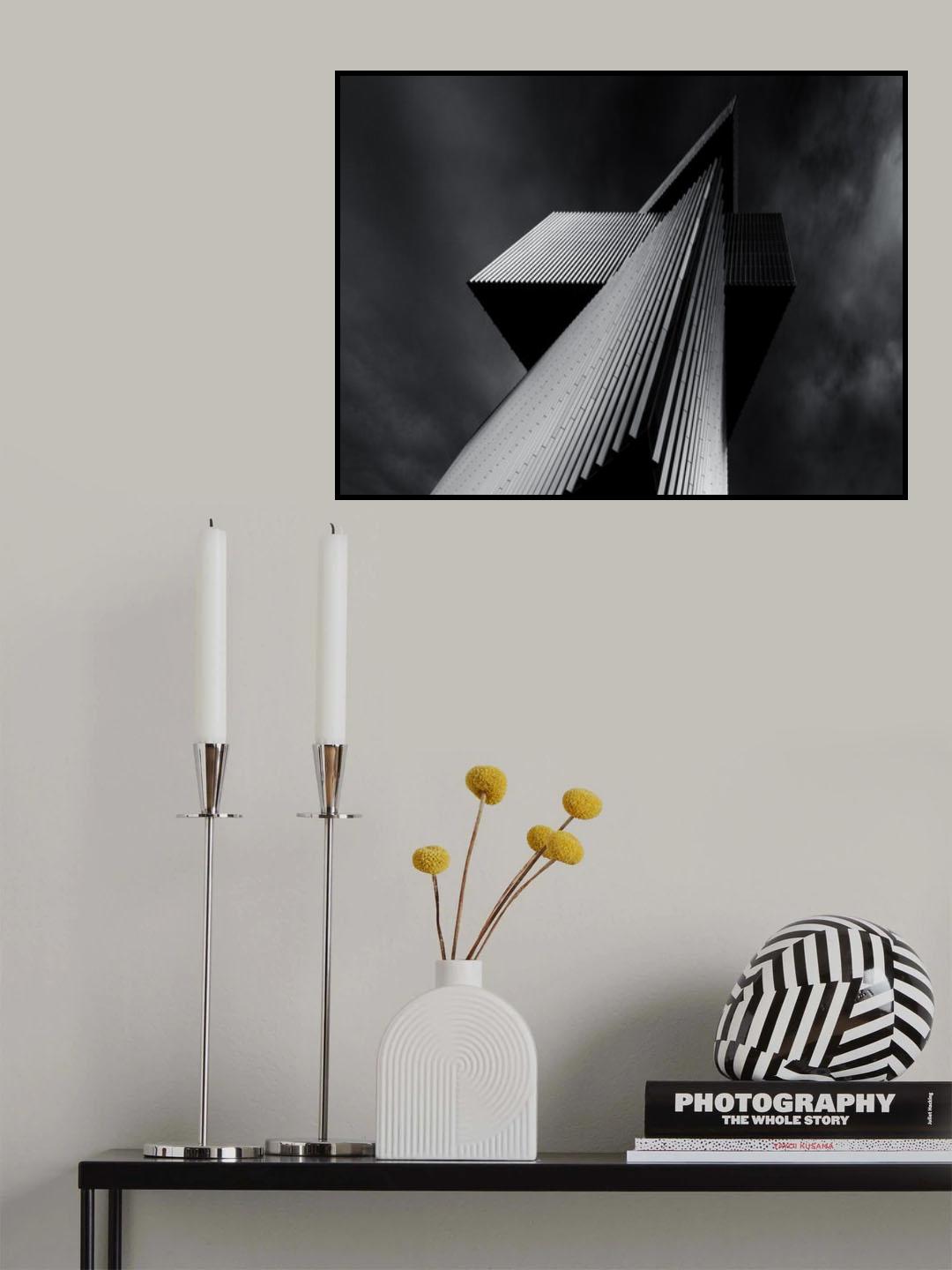 stacked triangles Poster och Canvastavla