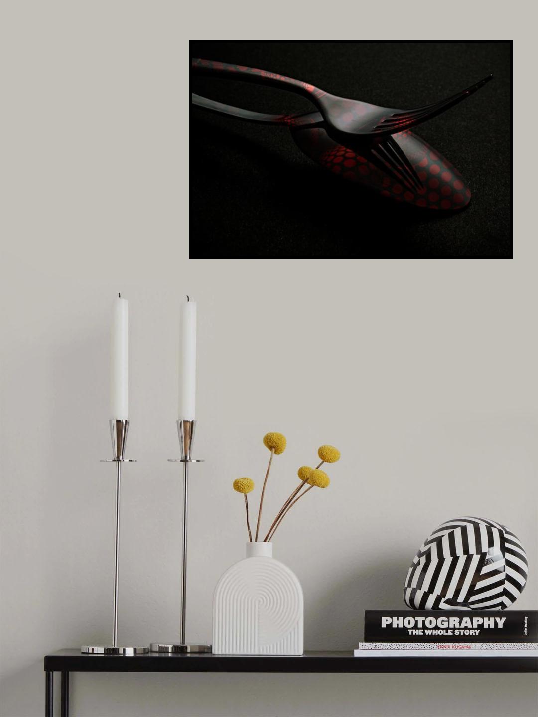 Fork n' Spoon Poster och Canvastavla
