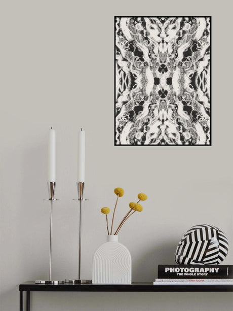 Organic Symmetrical Pattern Poster och Canvastavla