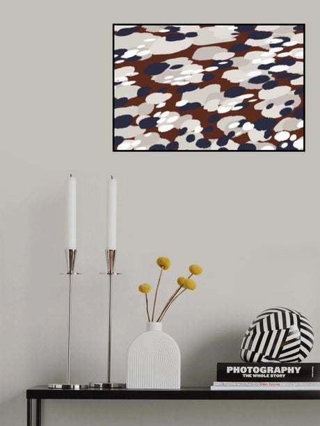 Berry Pattern Square Poster och Canvastavla